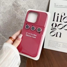 Чохол для смартфона Cosmic Silky Cam Protect for Apple iPhone 14 Pro Deep Red (CoSiiP14PDeepRed)