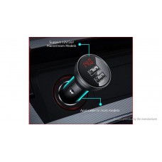 АЗП Baseus Digital Display Dual USB 4.8A Car Charger 24W Silver (CCBX-0S)
