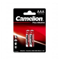 Батарейка CAMELION Plus ALKALINE AAA/LR03 BP2 2шт (C-11000203) (4260033150059)