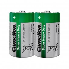 Батарейка CAMELION Super Heavy Duty Grün D/R20 SP2 2шт (C-10100220) (4260033156433)