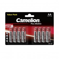 Батарейка CAMELION Plus Alkaline AA/LR6 BP8 (4+4) 8шт (C-11044806) (4260216451096)