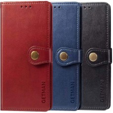 Шкіряний чохол книжка GETMAN Gallant (PU) для Xiaomi Redmi Note 9 / Redmi 10X