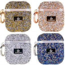 TPU чохол Bling World Rock Diamond для навушників AirPods 1/2