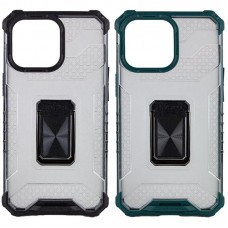 Ударостійкий чохол Transformer CrystalRing для Apple iPhone 13 Pro (6.1