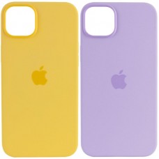 Чохол Silicone case (AAA) full with Magsafe для Apple iPhone 14 (6.1