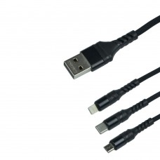 Кабель USB Remax RC-186 3-in-1 2.1A