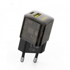 Мережевий Зарядний Пристрій XO CE05 PD30W+QC3.0