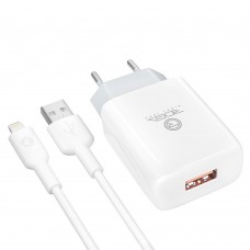 Мережевий Зарядний Пристрій Ridea RW-11311 Element Lightning 2.1 A