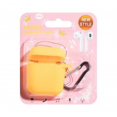 Футляр для навушників AirPods 1/2 Slim + Carabine