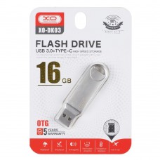 USB флеш-накопичувач XO DK03 USB3.0+Type C 16GB