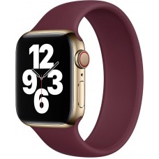 Силиконовый монобраслет STR Solo Loop for Apple Watch 49/45/44/42 mm (Размер L) - Plum