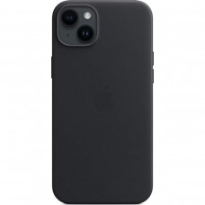 Чохол для смартфона Leather AAA Full Magsafe IC for iPhone 14 Black (Leat14Black)