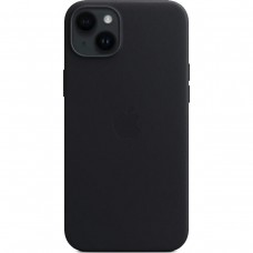 Чохол для смартфона Leather AAA Full Magsafe IC for iPhone 15 Black (Leat15Black)