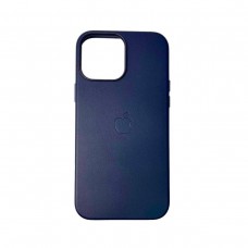 Чохол для смартфона Leather AAA Full Magsafe IC for iPhone 15 Pro Deep Blue (Leat15PDeepBlue)