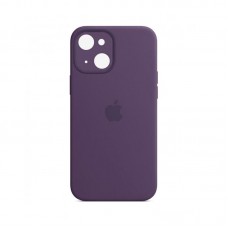 Чехол накладка Silicone Case Full Camera Protection для iPhone 14- grape
