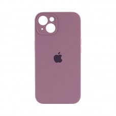 Чехол накладка Silicone Case Full Camera Protection для iPhone 15 Plus- amethyst