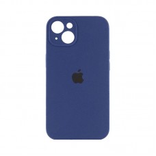 Чехол накладка Silicone Case Full Camera Protection для iPhone 15- navy blue