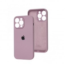Чехол накладка Silicone Case Full Camera Protection для iPhone 15 Pro- amethyst