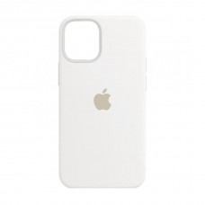 Чехол накладка Silicone Case Full для iPhone 12 Mini- white