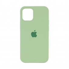 Чехол накладка Silicone Case Full для iPhone 12 Pro Max- light green