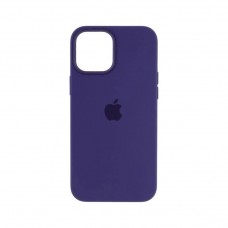 Чехол накладка Silicone Case Full для iPhone 12 Pro Max- dark purple