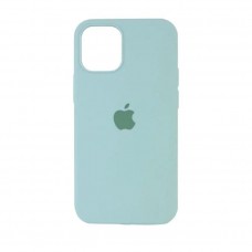 Чехол накладка Silicone Case Full для iPhone 12 Pro Max- turquoise