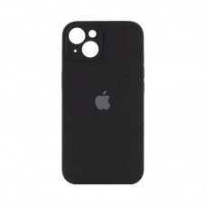 Чехол накладка Silicone Case Full Camera Protection для iPhone 15- black