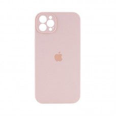 Чехол накладка Silicone Case Full Camera Protection для iPhone 14 Pro Max- pink sand