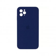 Чехол накладка Silicone Case Full Camera Protection для iPhone 14 Pro Max- midnight blue