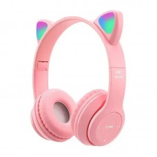 Bluetooth наушники CAT Ear P47M LED- персиковый