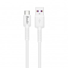 Кабель Avantis AC-85t Silicone USB – Type-C- белый