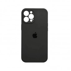 Чехол накладка Silicone Case Full Camera Protection для iPhone 13 Pro Max- black