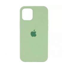 Чехол накладка Silicone Case Full для iPhone 12 Mini- mint