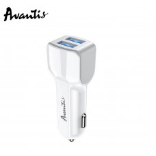 Автомобильное зарядное устройство Avantis A910 Grand style (2USB/2.4A)- белый