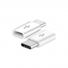 Переходник Type-C – Micro USB- белый