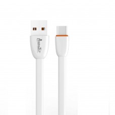 Кабель Avantis AC-25t Plane USB – Type-C- белый