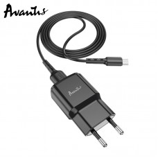 Сетевое зарядное устройство Avantis A480 Orion (1USB/2.1A) + USB кабель Micro- черный