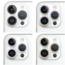 Захисне скло Metal Sparkles на камеру (в упак.) для Apple iPhone 15 Pro (6.1