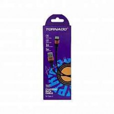 USB Cable TORNADO TX7 Тканевая Оплётка Type-C 3A/1m