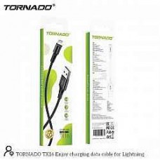 USB TORNADO TX16 Lighting (2.4A/1m)