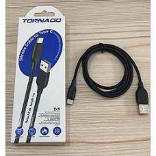 USB Cable TORNADO TX9 Silicone  Type-C 2.4A/1m