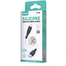 USB Cable Avantis AC-88i 0.25m 6A Silicone lightning