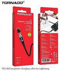 USB Cable TORNADO TX5 Magnetic Тканевая Оплётка Lighting 2.4A/1.2m